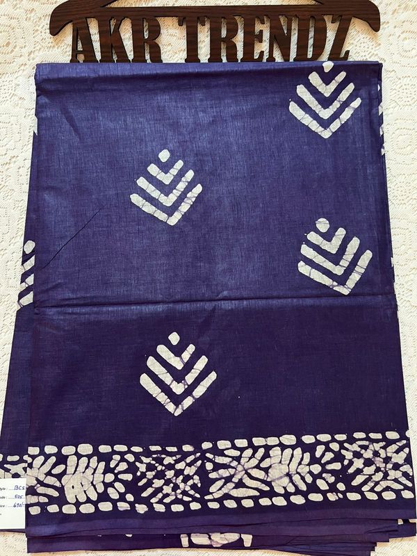 Batik pure cotton sarees​