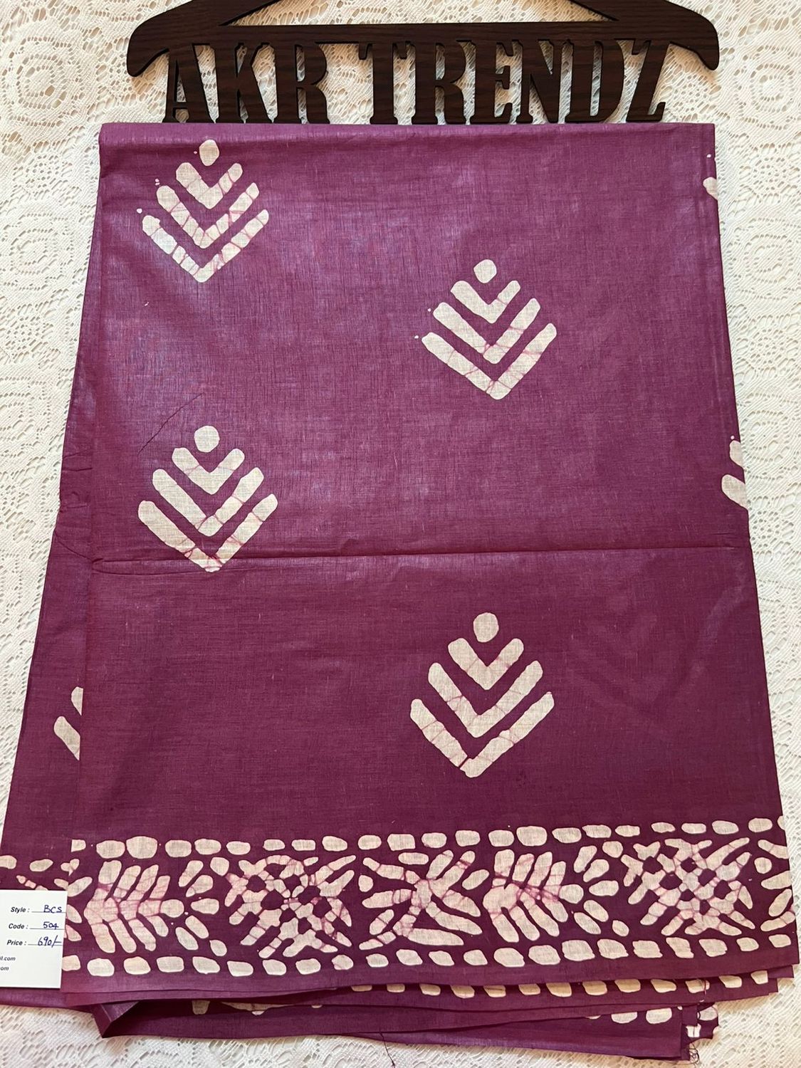 Batik pure cotton sarees​
