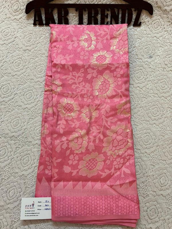Fancy Brasso silk sarees