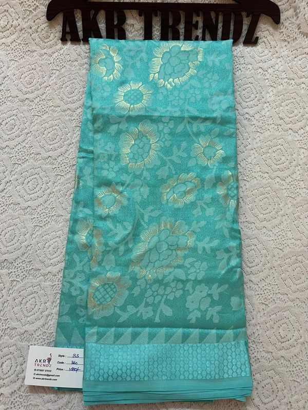 Fancy Brasso silk sarees