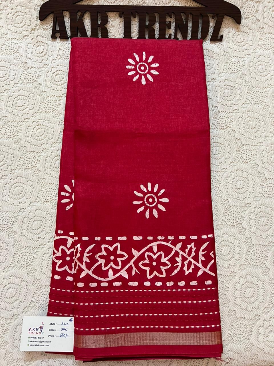 Silk mix cotton sarees​