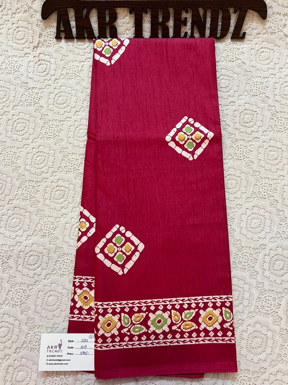 Batik soft silk sarees​