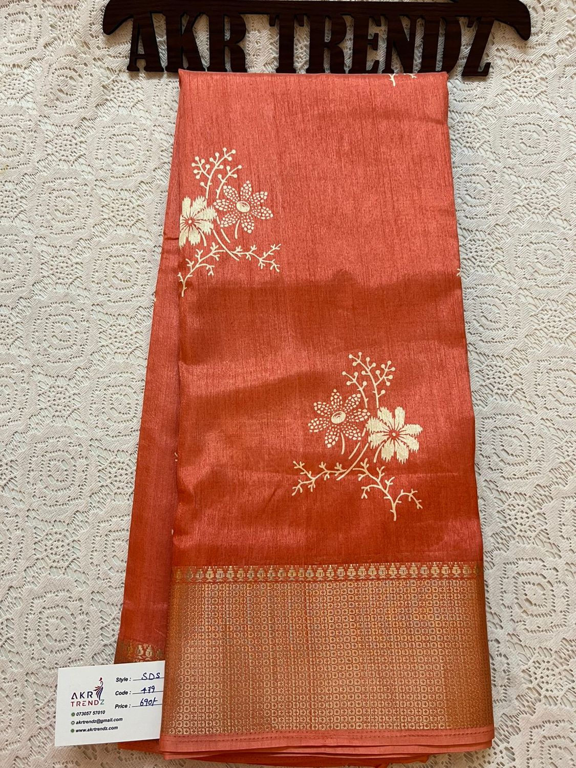 Printed soft silk sarees​