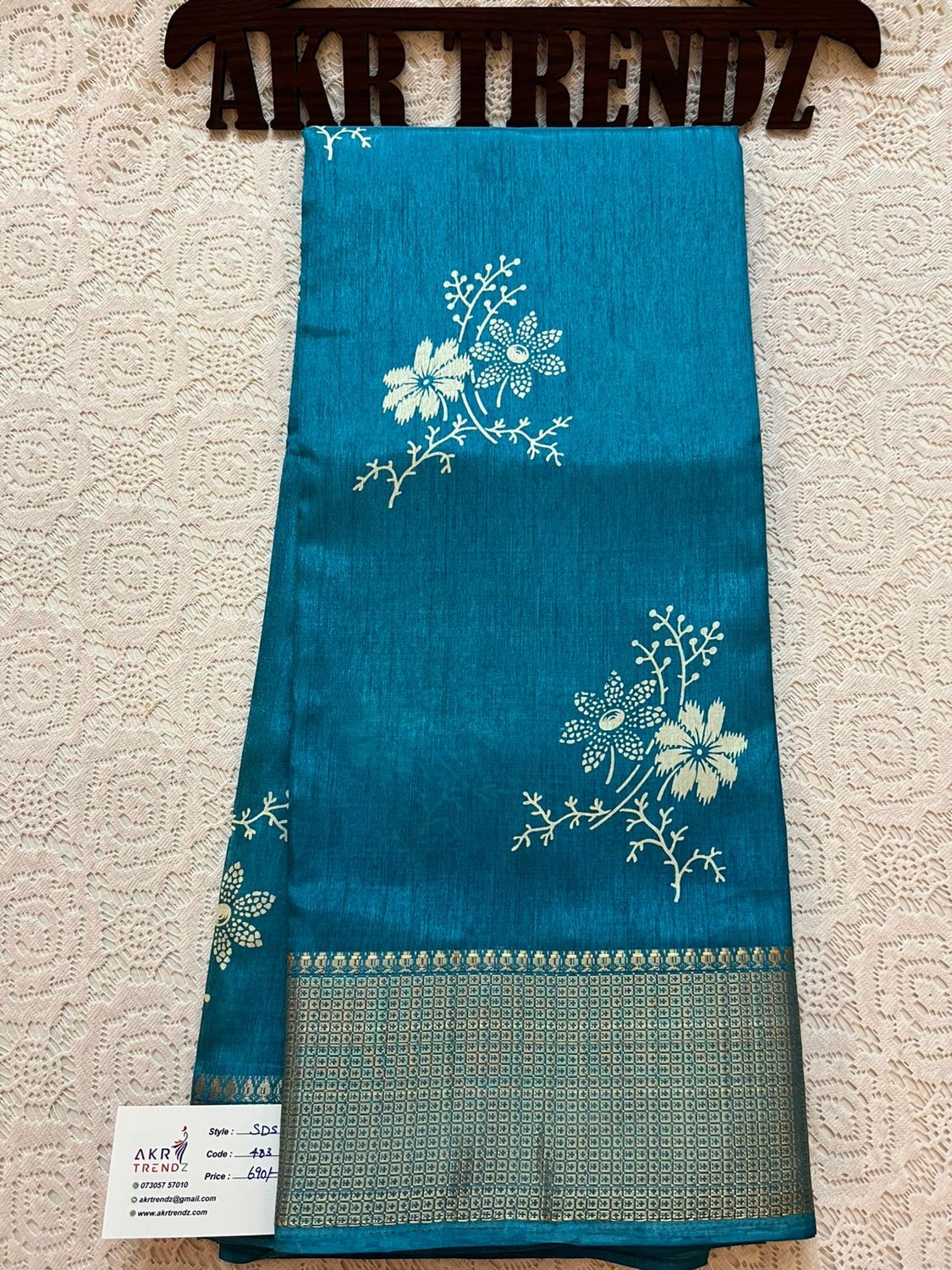 Printed soft silk sarees​
