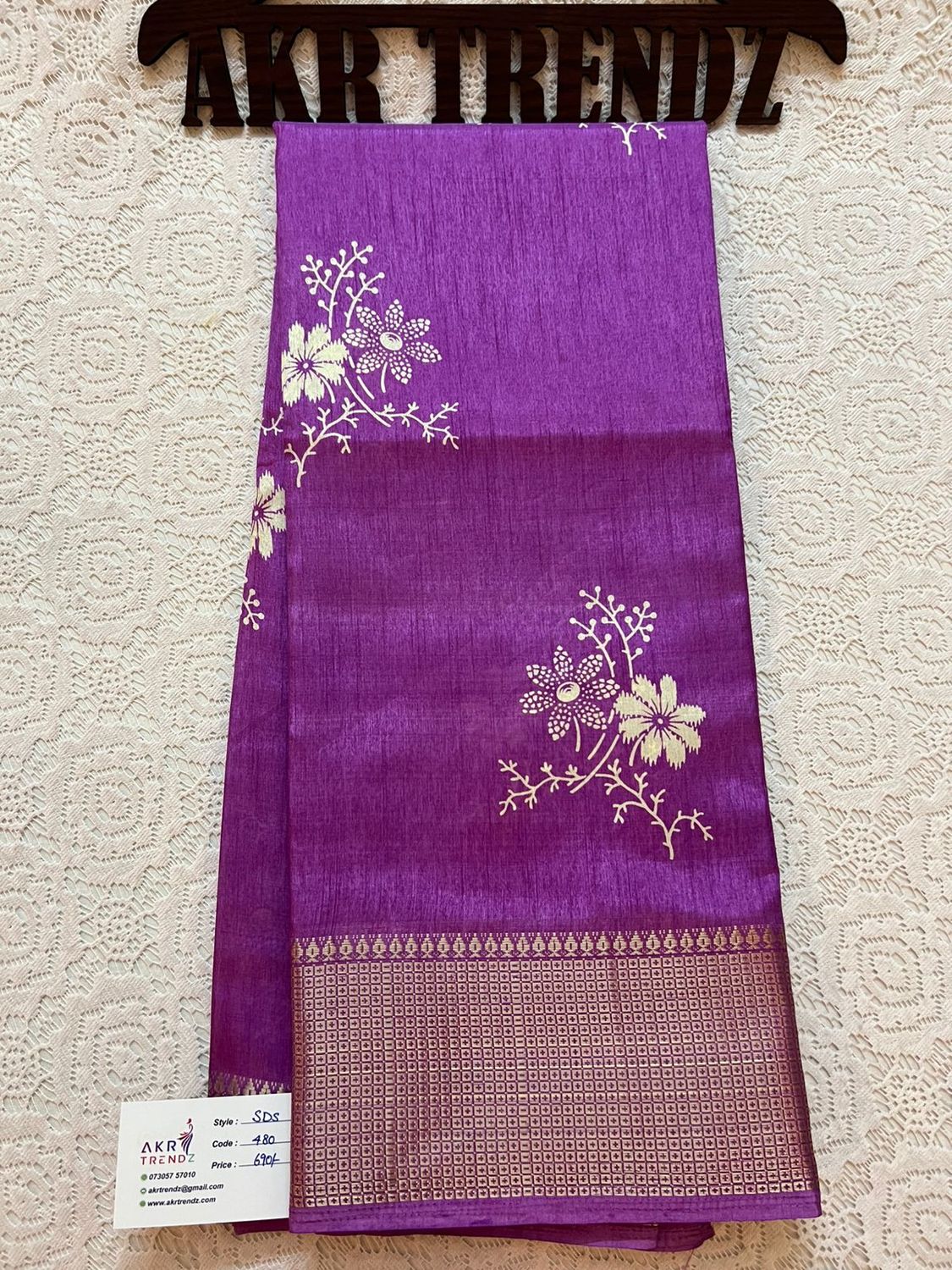 Printed soft silk sarees​