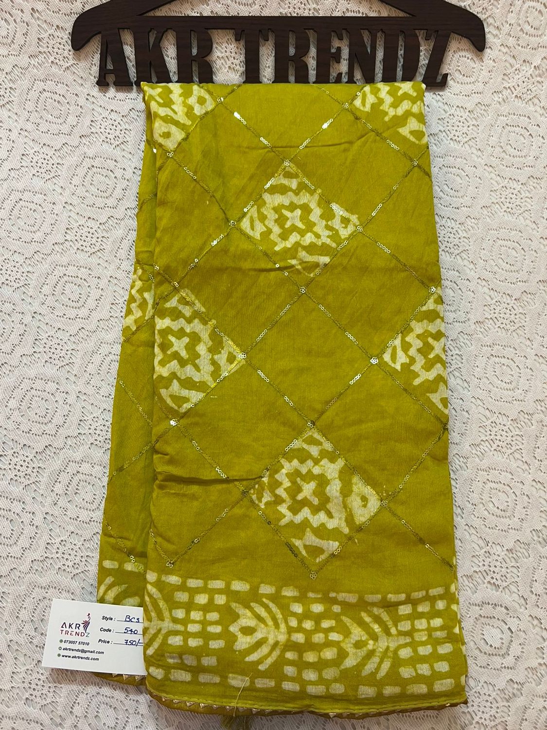 Batik sequence cotton sarees​​