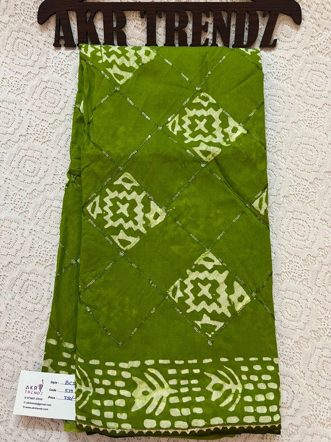 Batik sequence cotton sarees​​