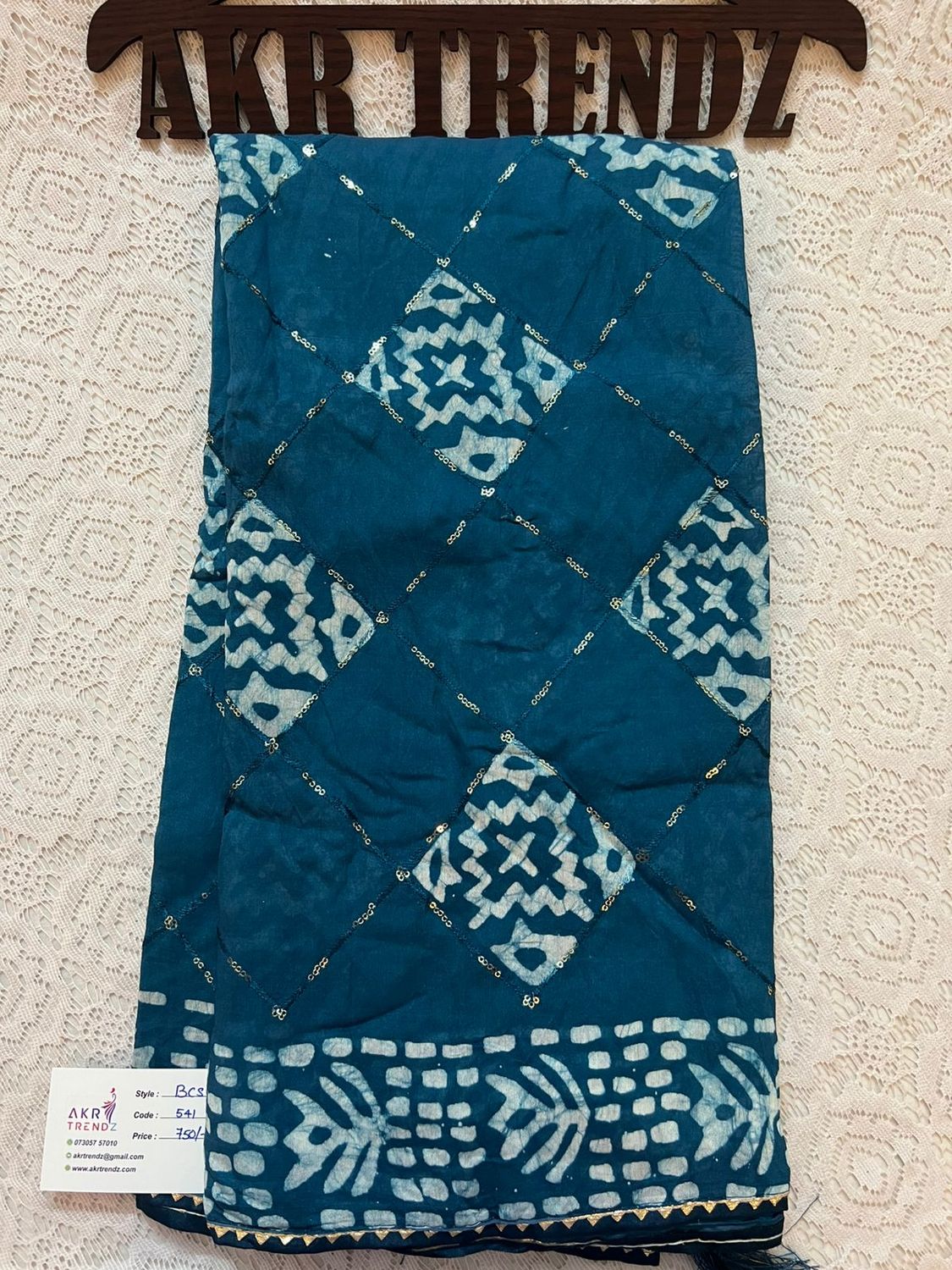Batik sequence cotton sarees​​