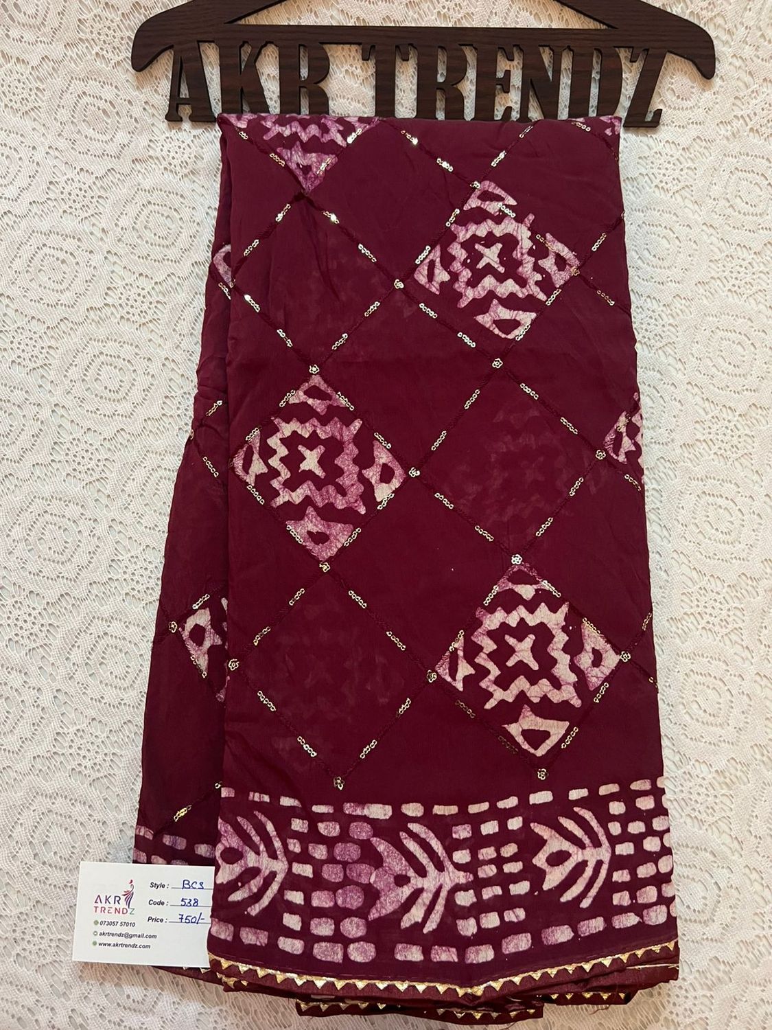 Batik sequence cotton sarees​​