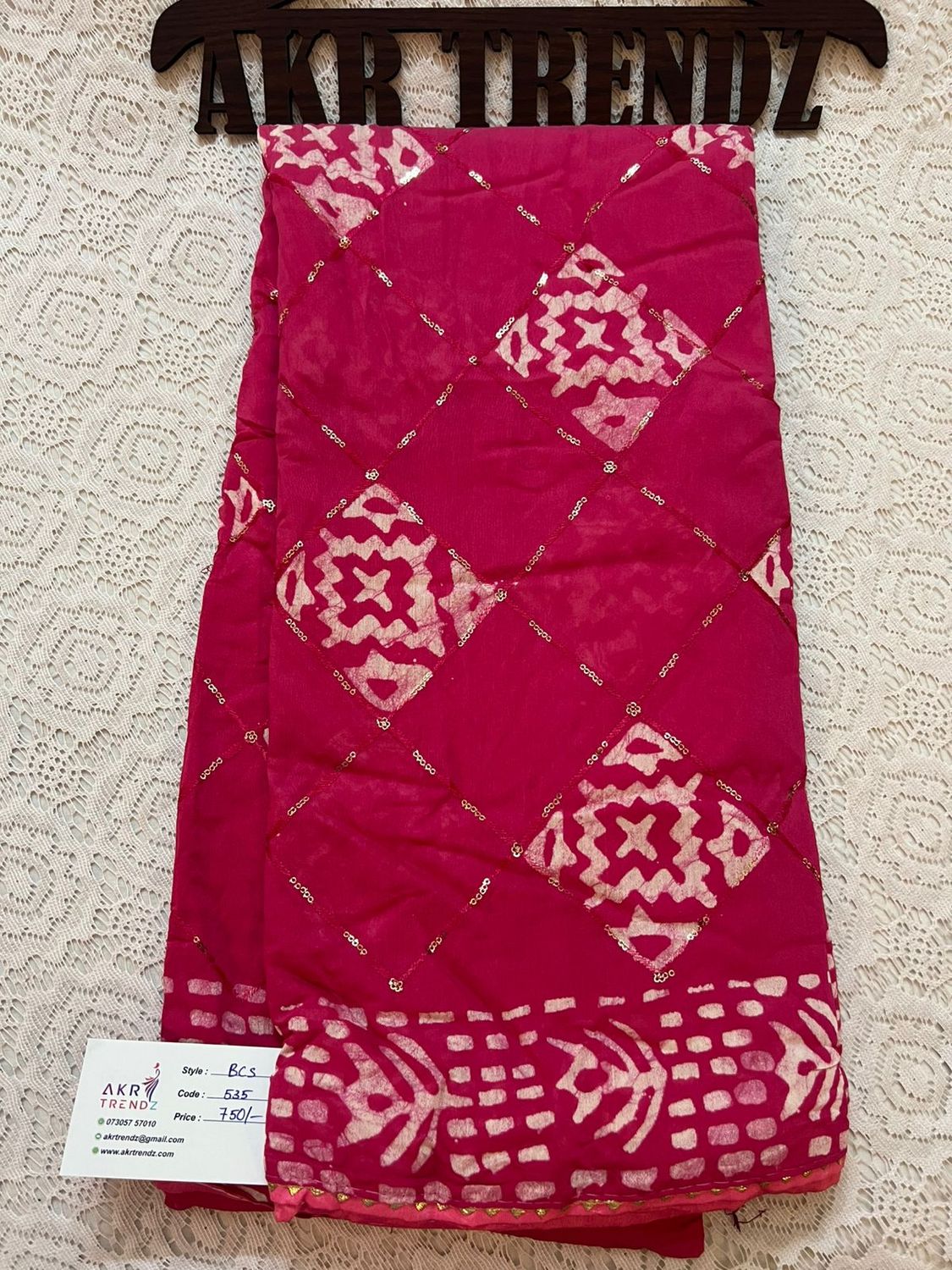 Batik sequence cotton sarees​​