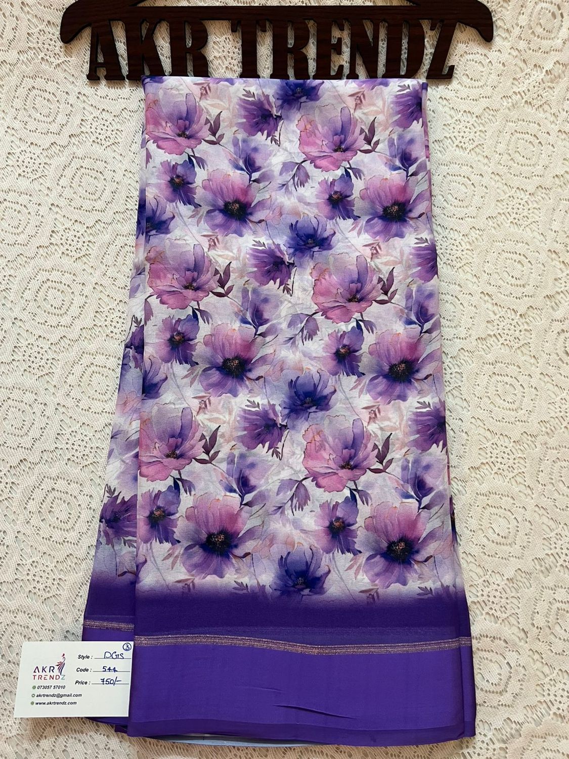 Digital print Georgette sarees​