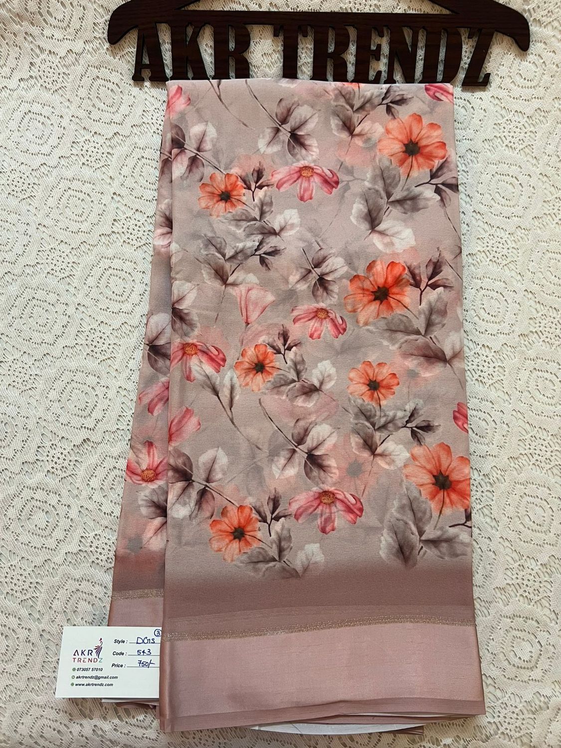 Digital print Georgette sarees​