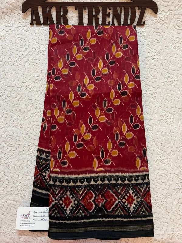 Fancy cotton sarees
