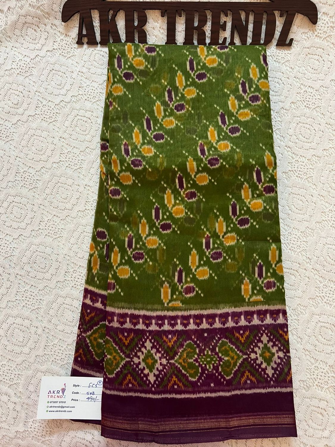 Fancy cotton sarees