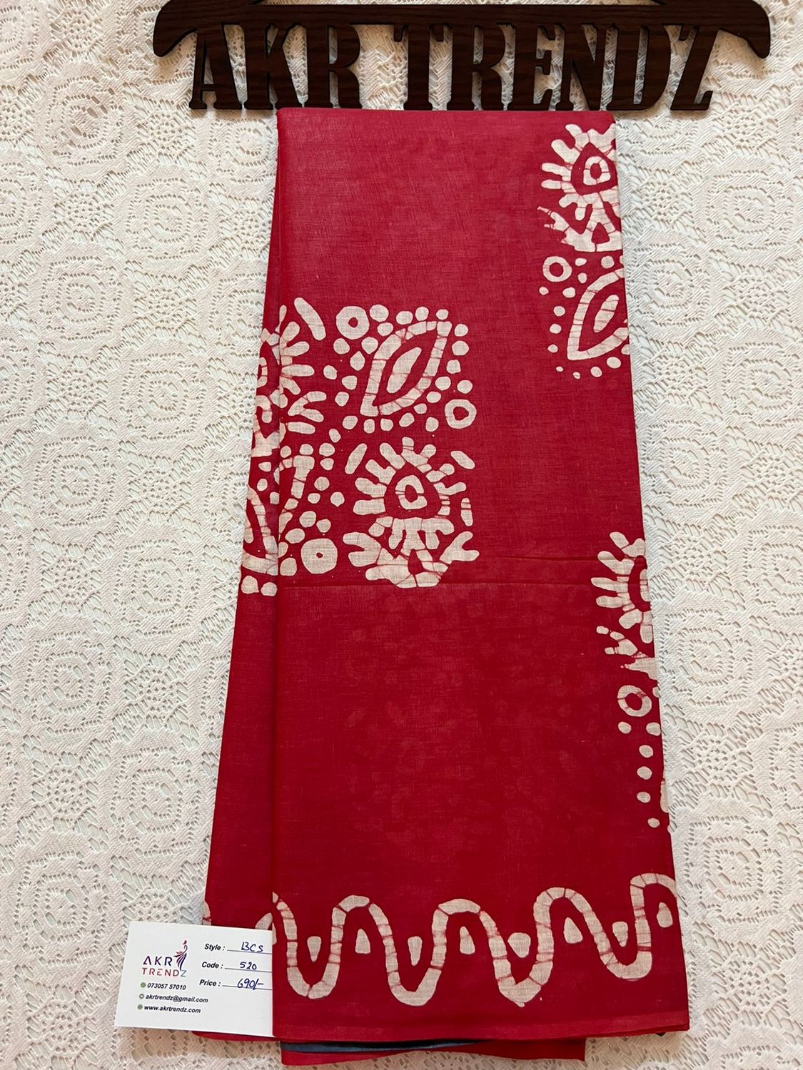 Batik pure cotton sarees​