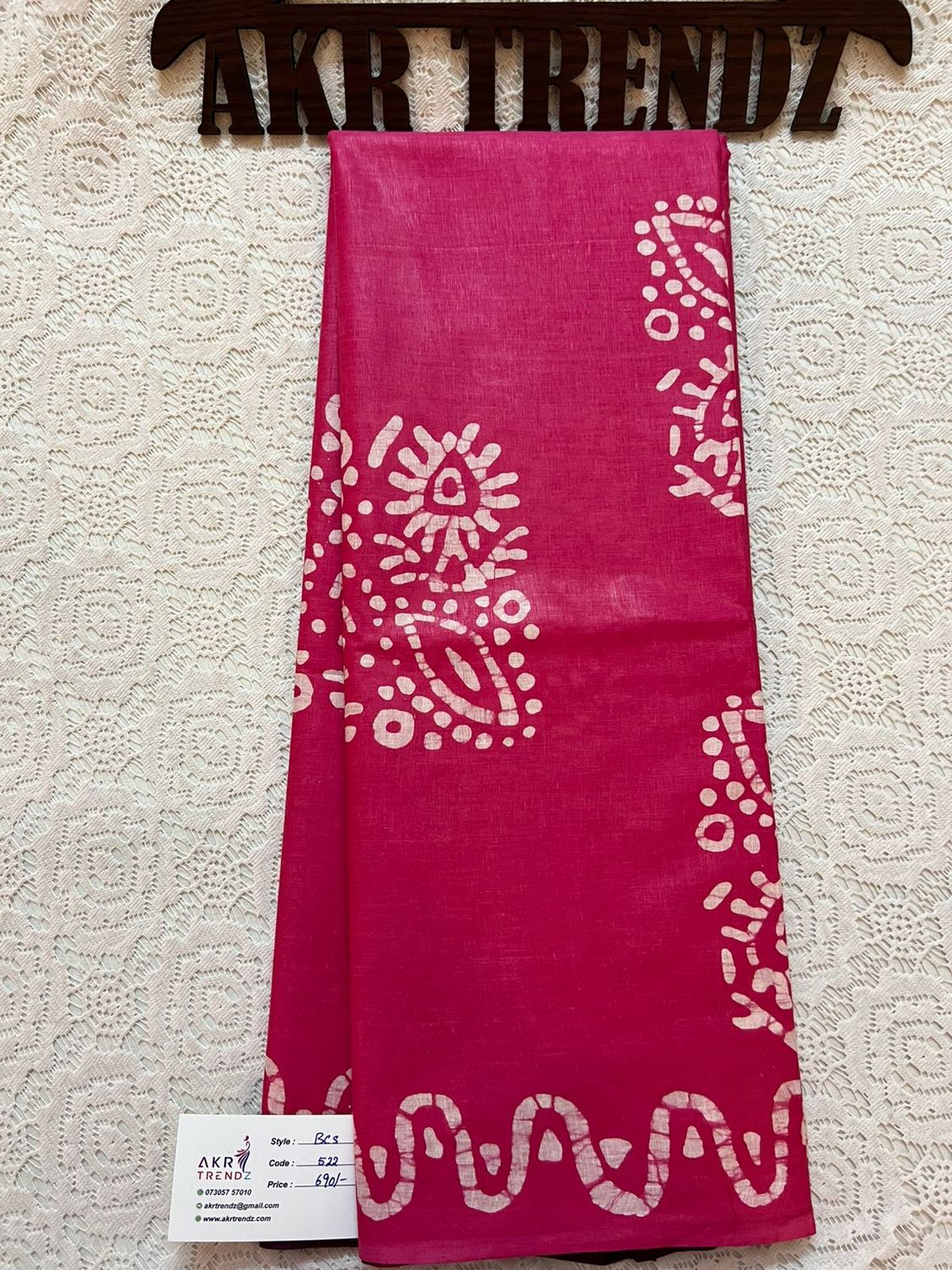 Batik pure cotton sarees​