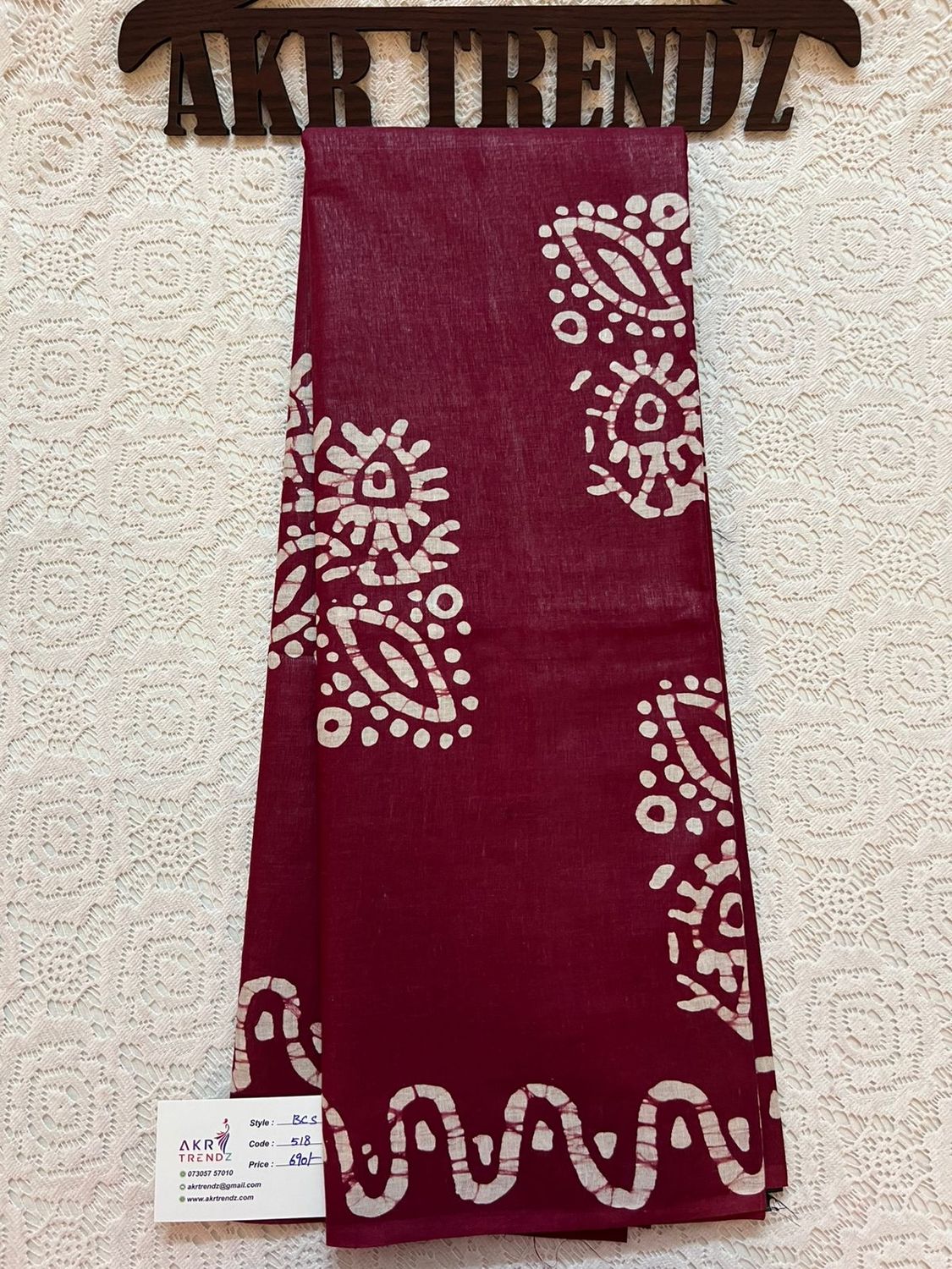 Batik pure cotton sarees​