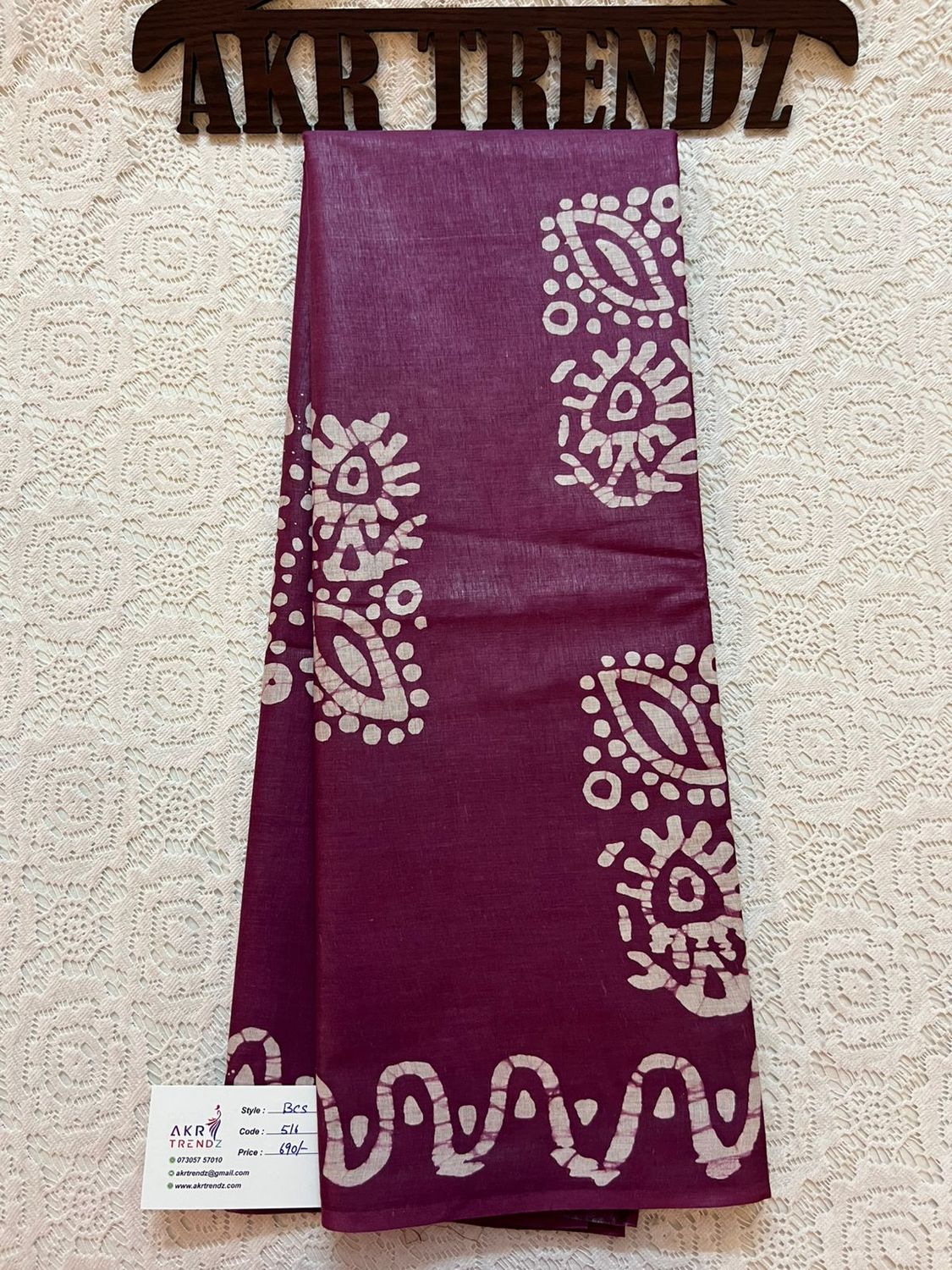 Batik pure cotton sarees​