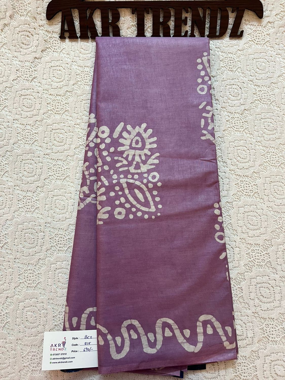 Batik pure cotton sarees​