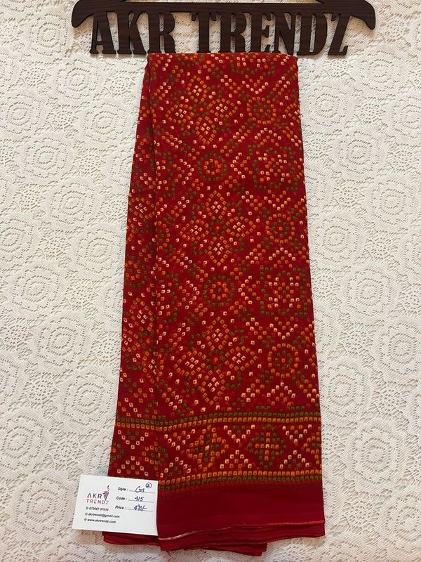 Georgette sarees