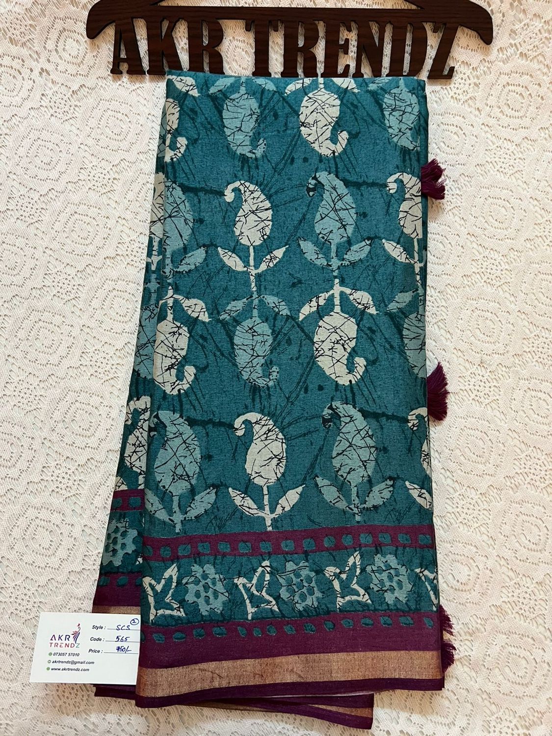 Thin Border​ ​Soft cotton sarees