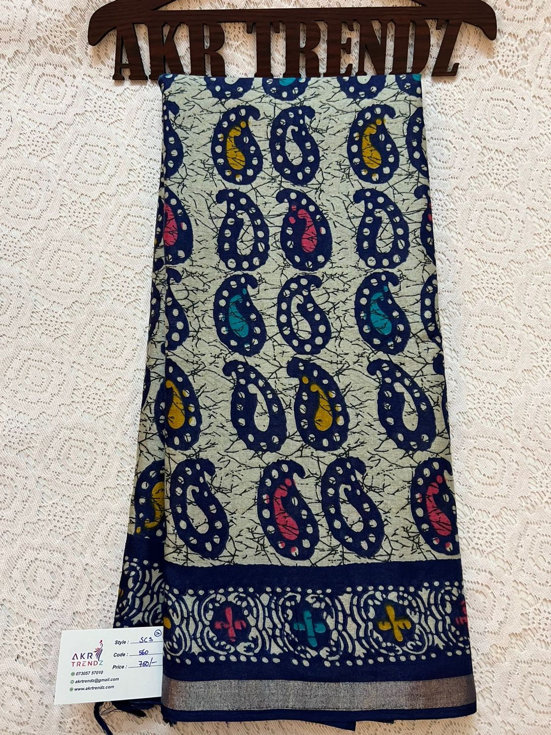 Thin Border​ ​Soft cotton sarees