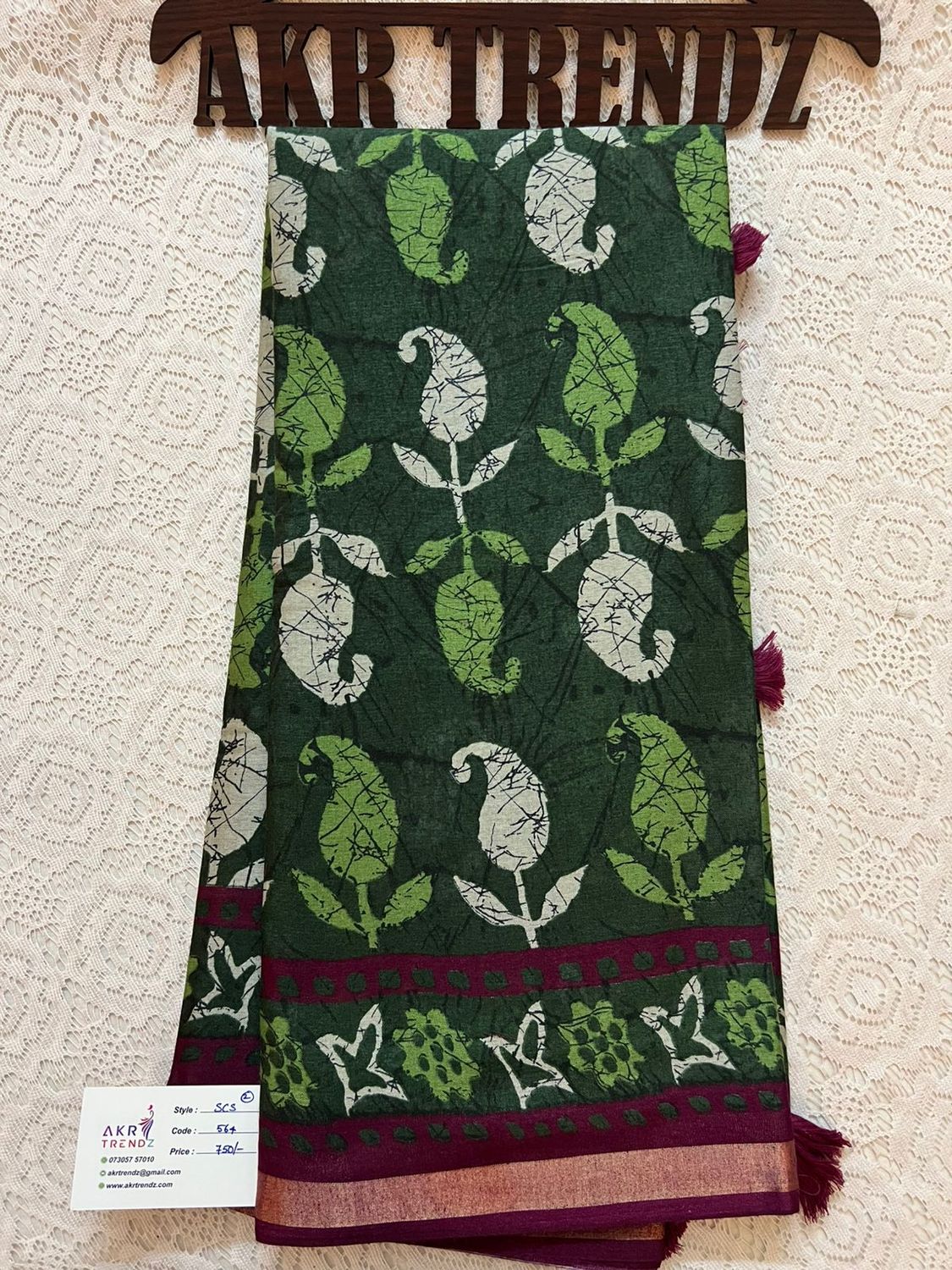 Thin Border​ ​Soft cotton sarees
