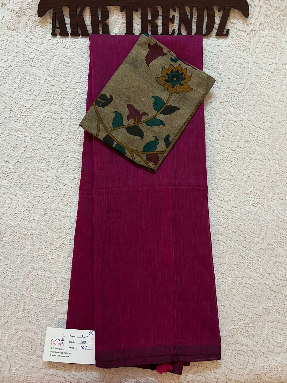 Khadi cotton sarees