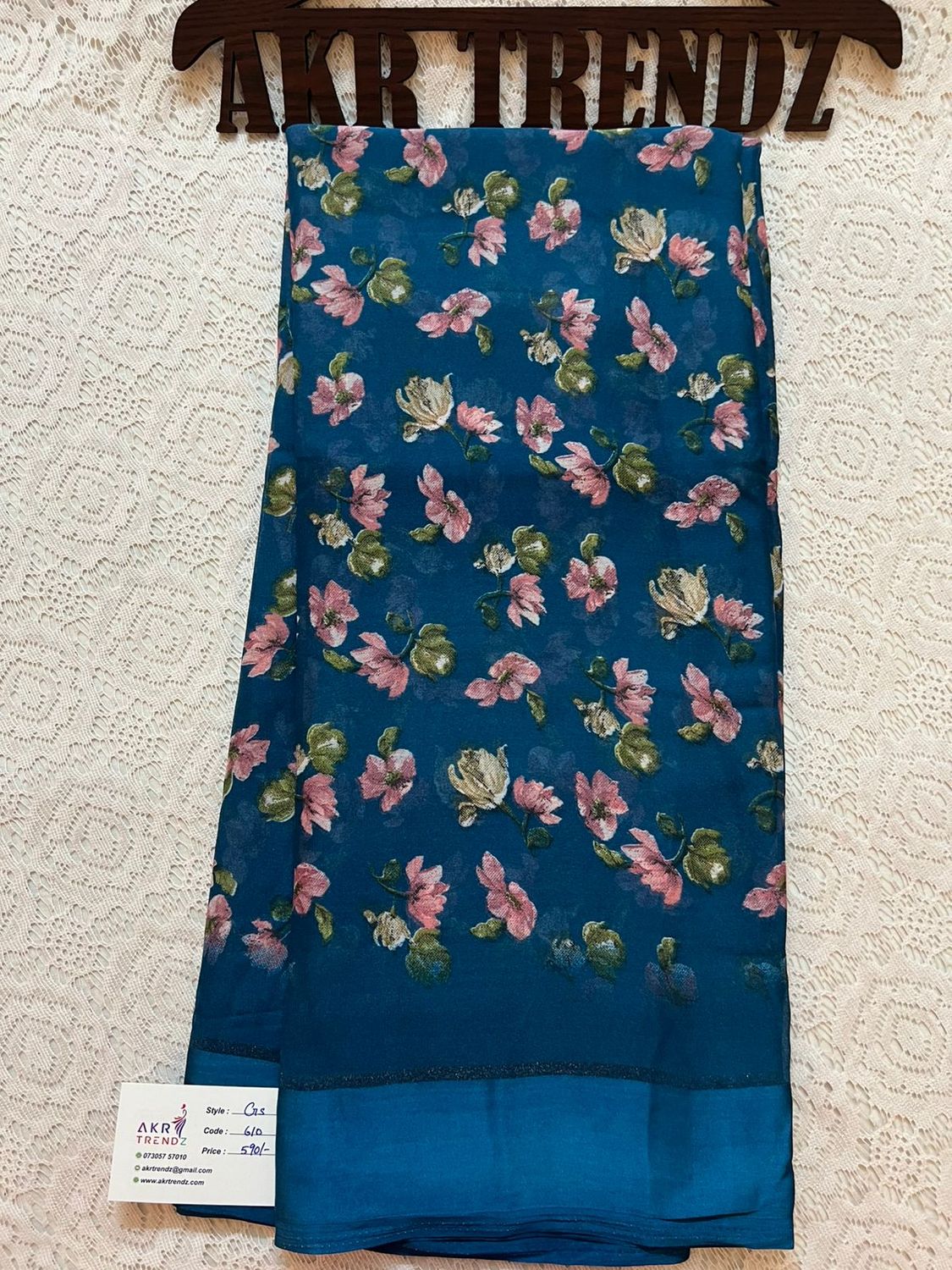 ​Satin Border Georgette sareee