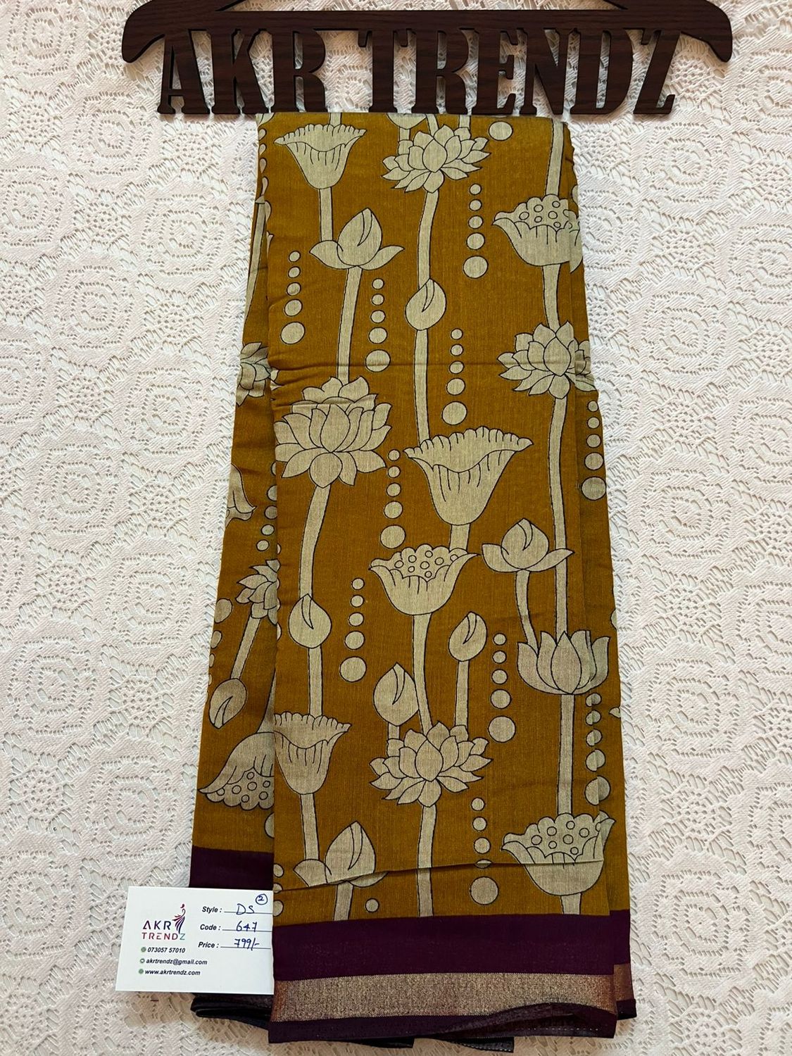 Dabu silk mix sarees​