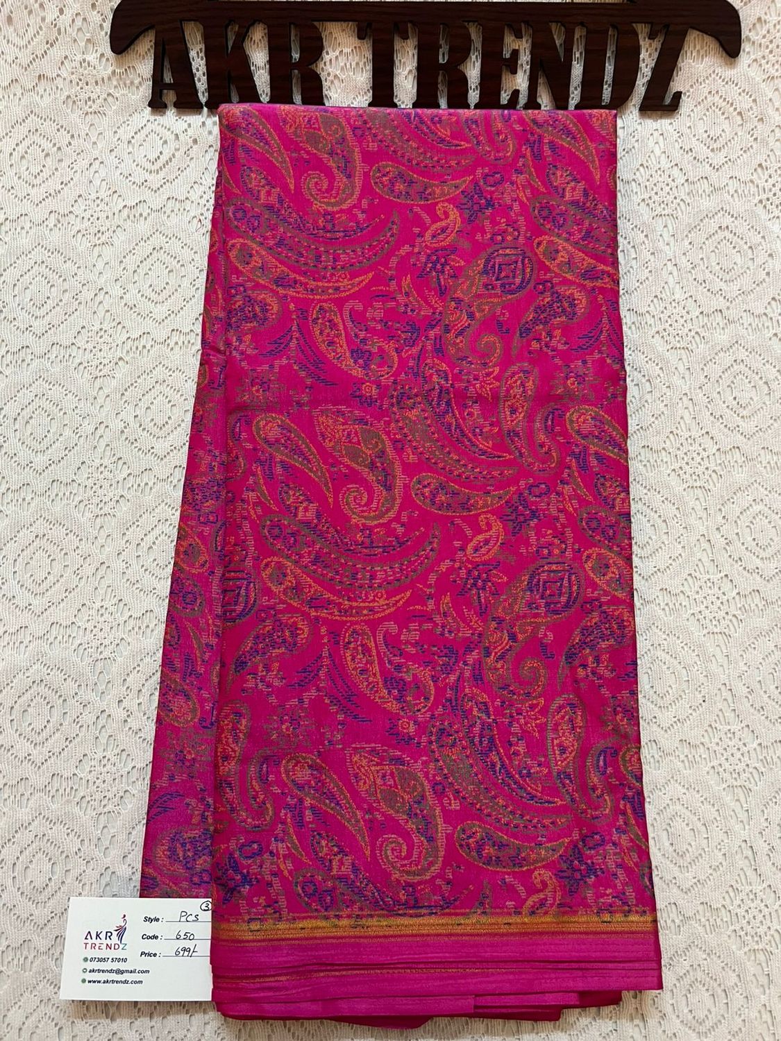 Thin border printed silk sarees