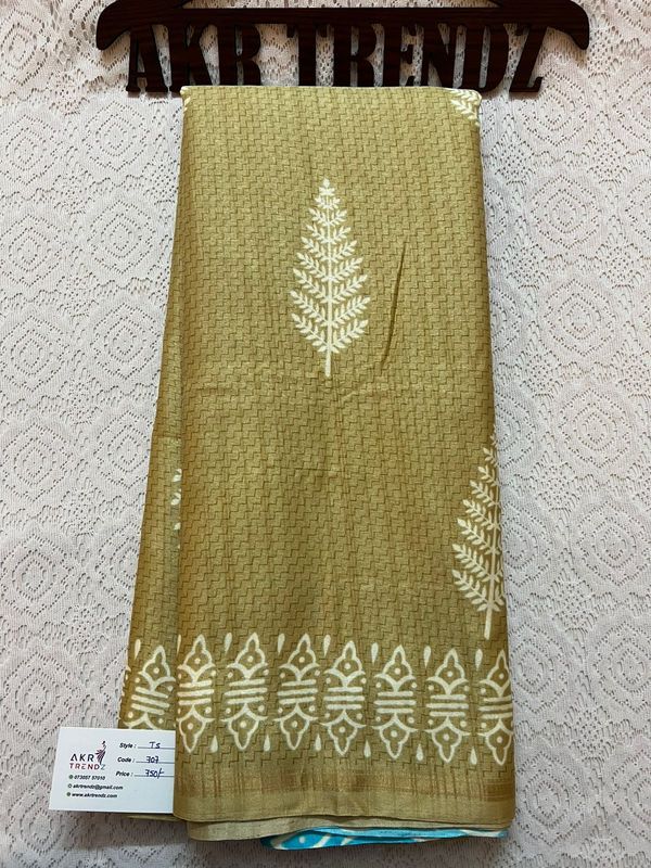 ​Semi Tussar silk sarees​