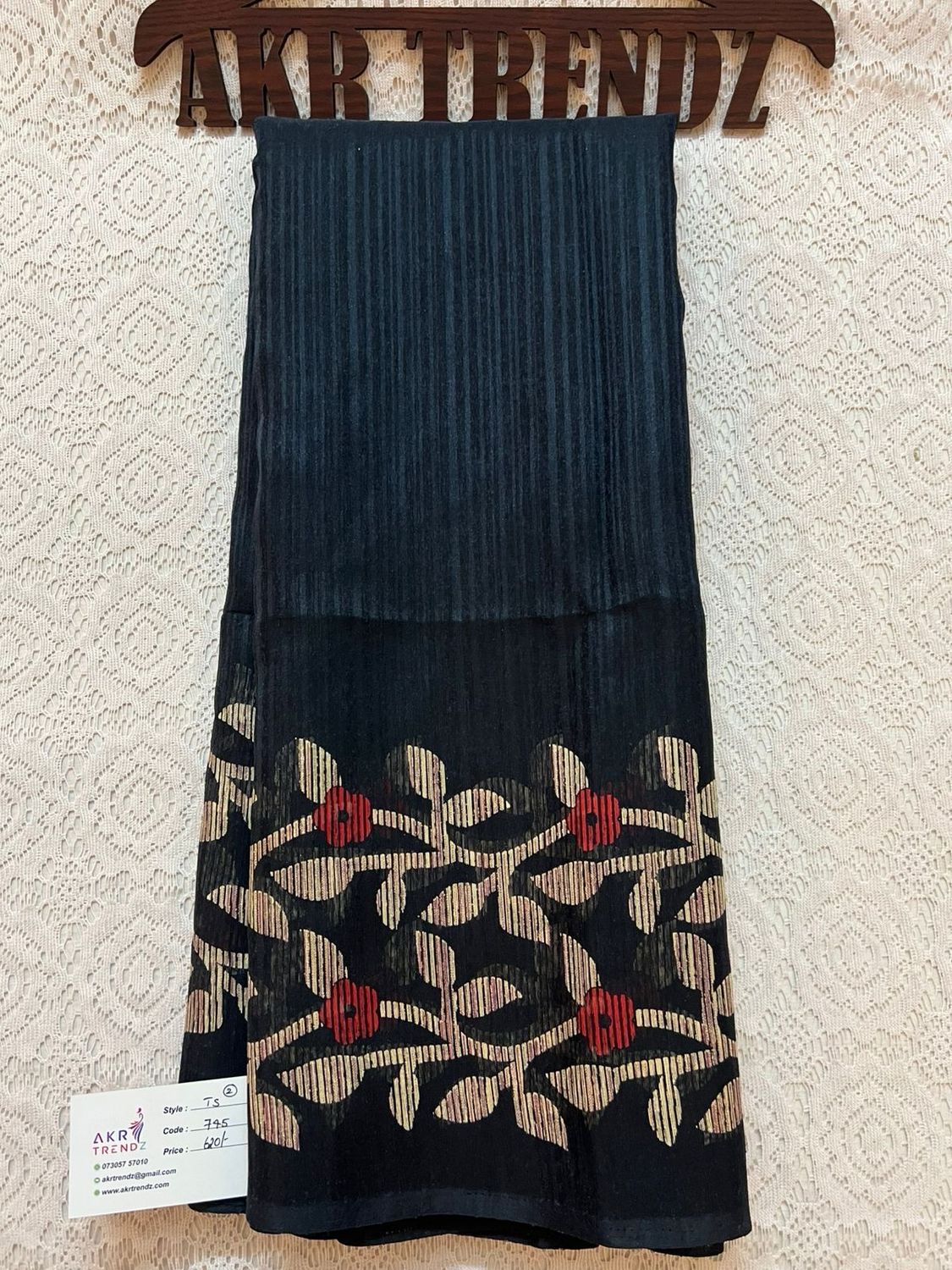 Linen silk sarees