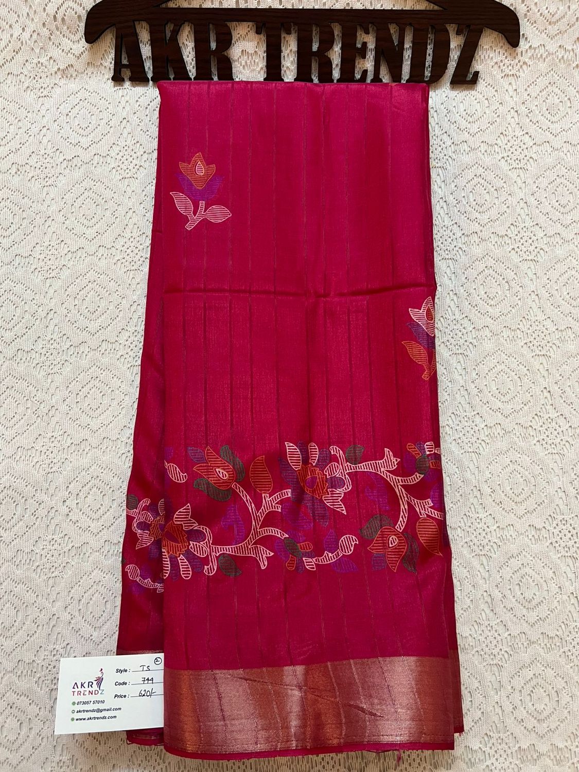 Printed soft silk sarees​