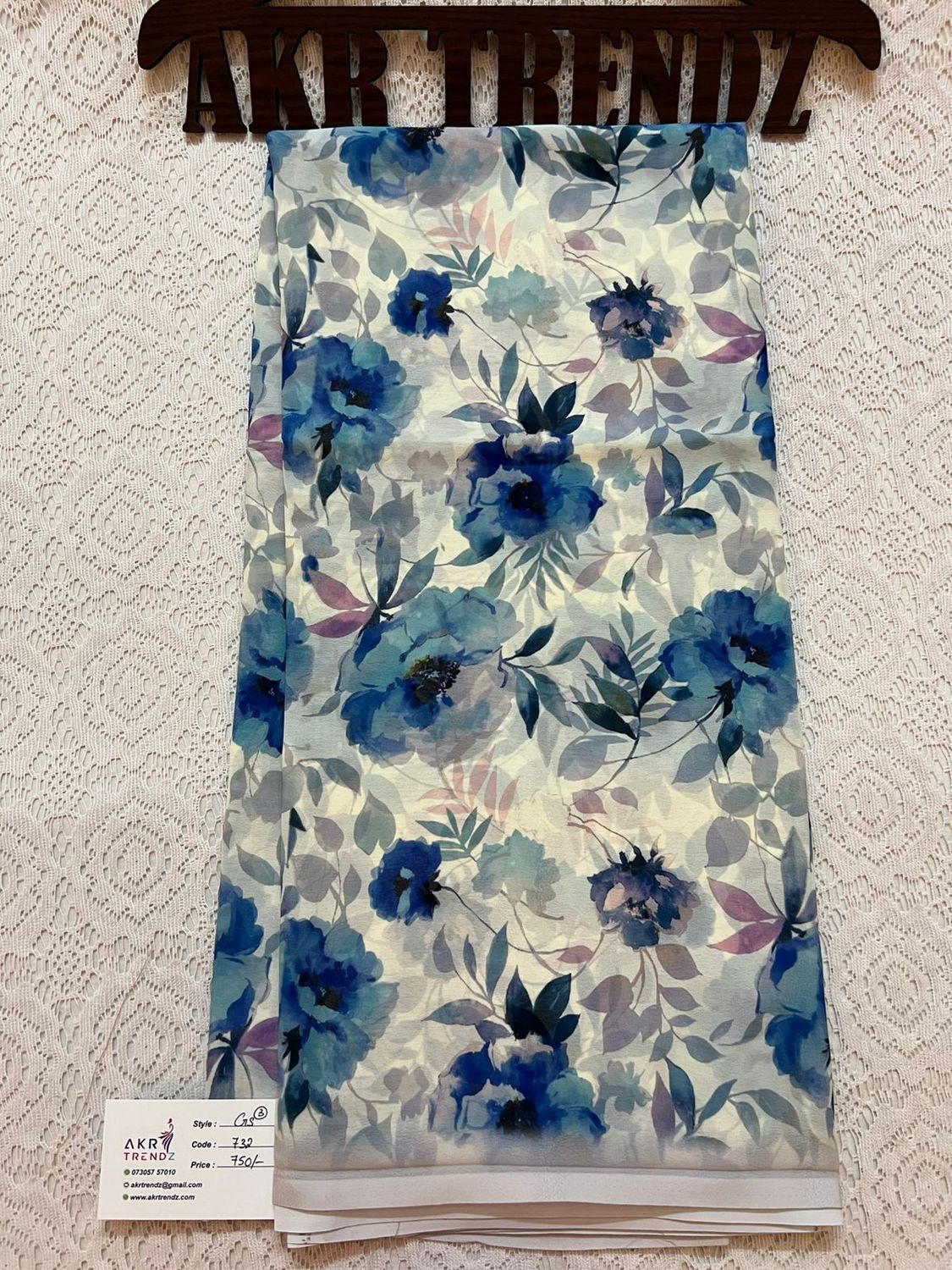 Digital print Georgette sarees​