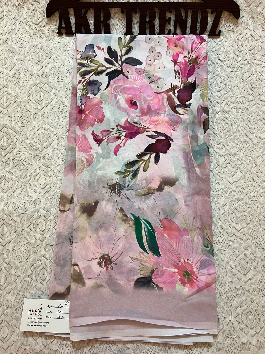 Digital print Georgette sarees​
