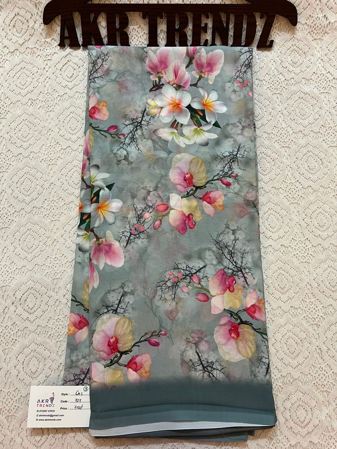 Digital print Georgette sarees​