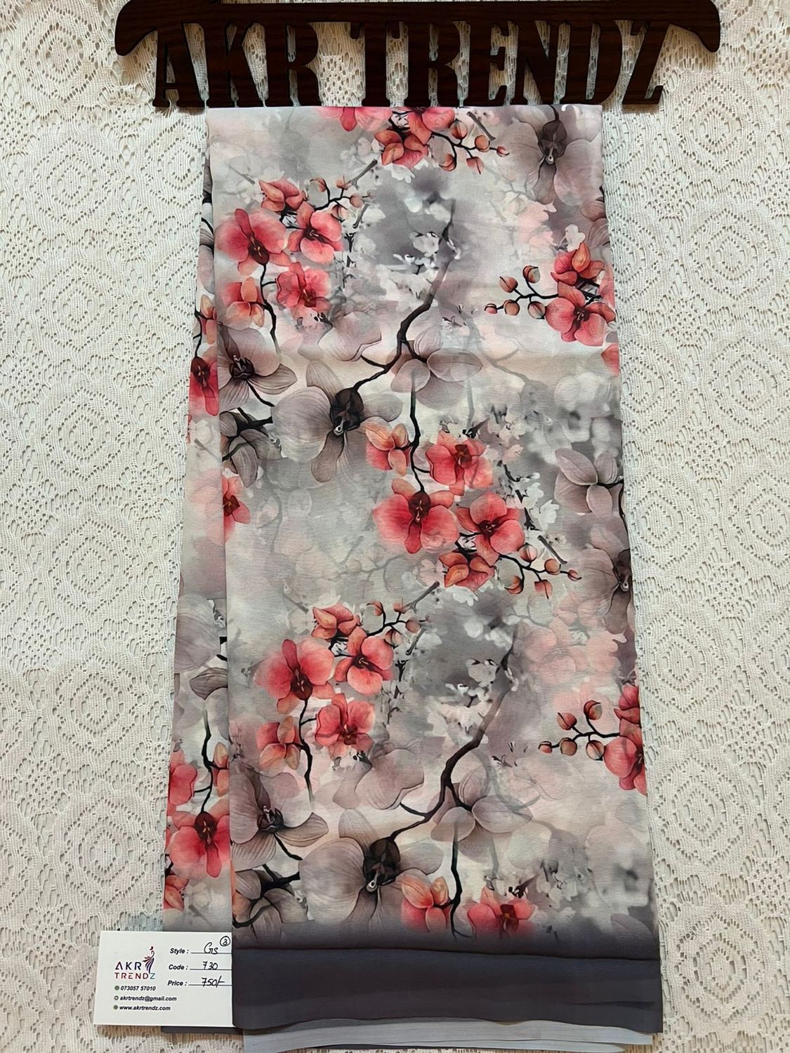 Digital print Georgette sarees​
