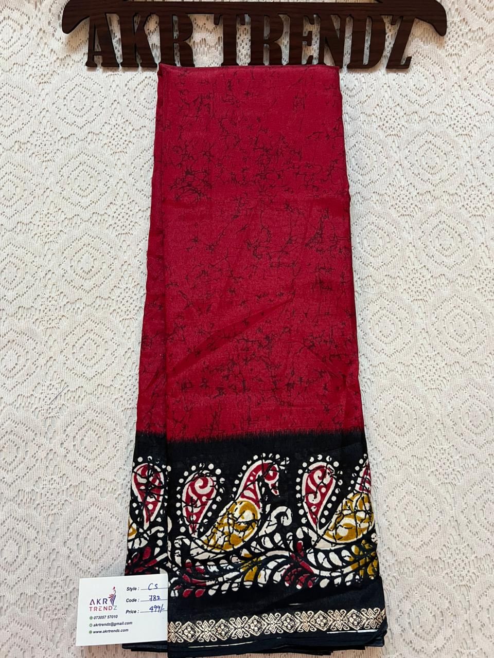 ​Crepe silk sarees​