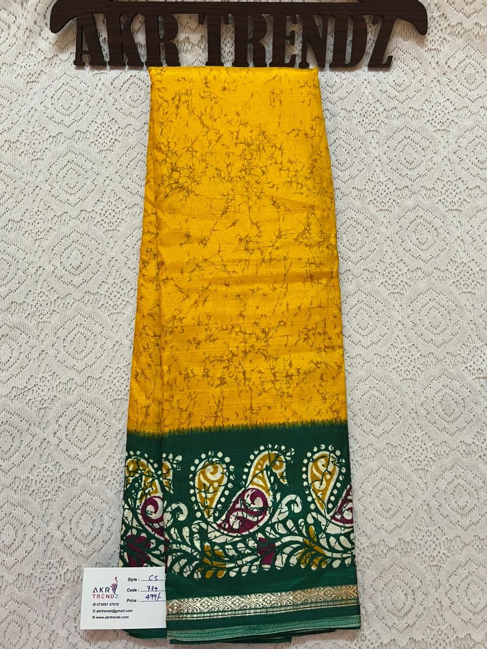 ​Crepe silk sarees​