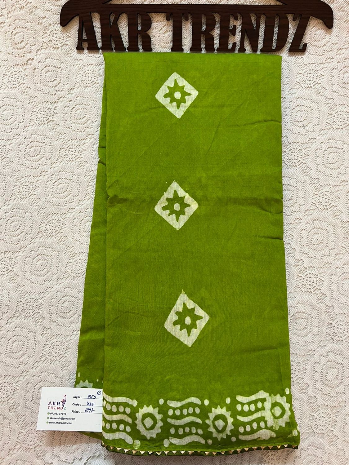 Batik print soft cotton sarees​