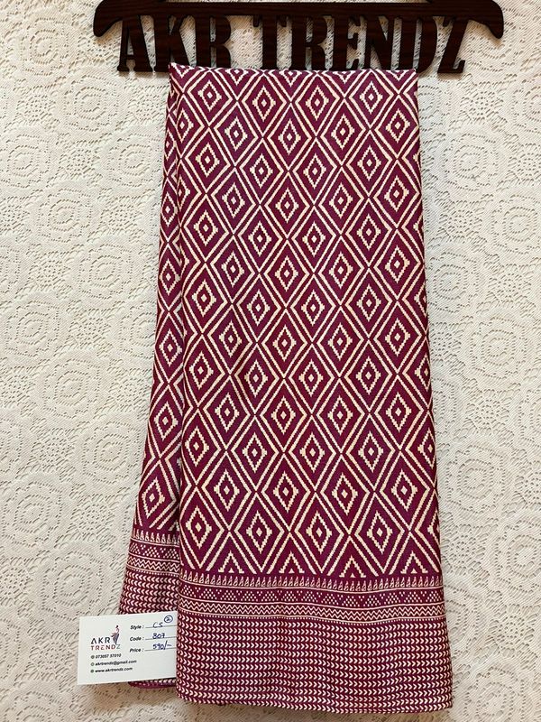 Fancy crepe silk sarees​