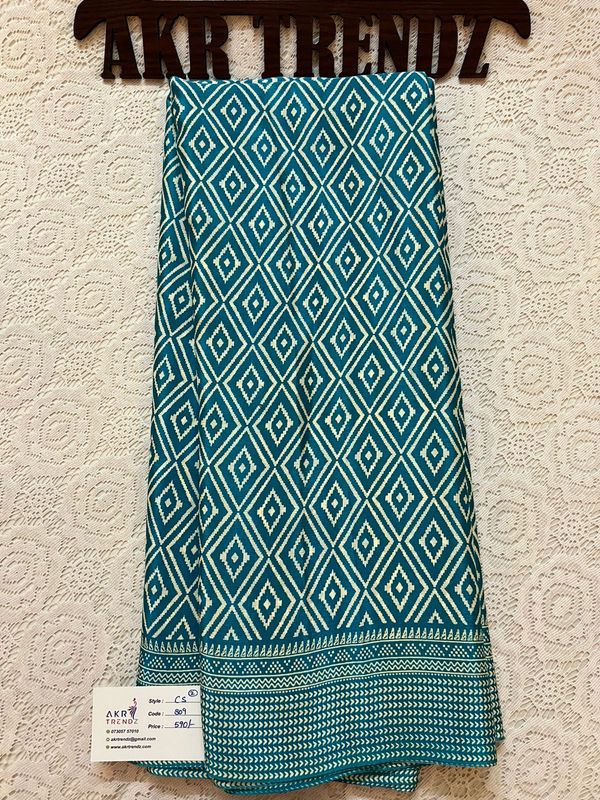 Fancy crepe silk sarees​