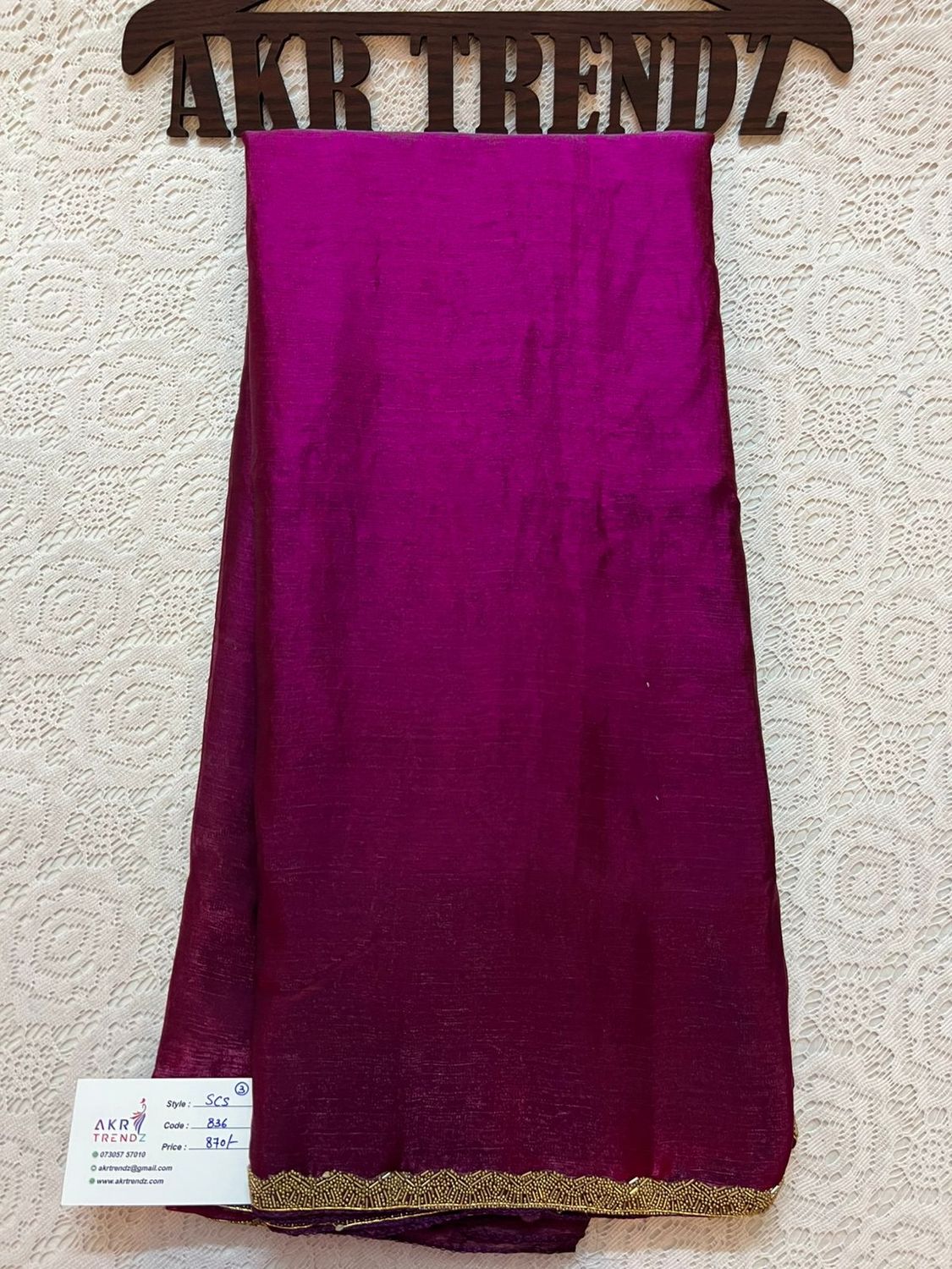 Designer shimmer chiffon sarees​
