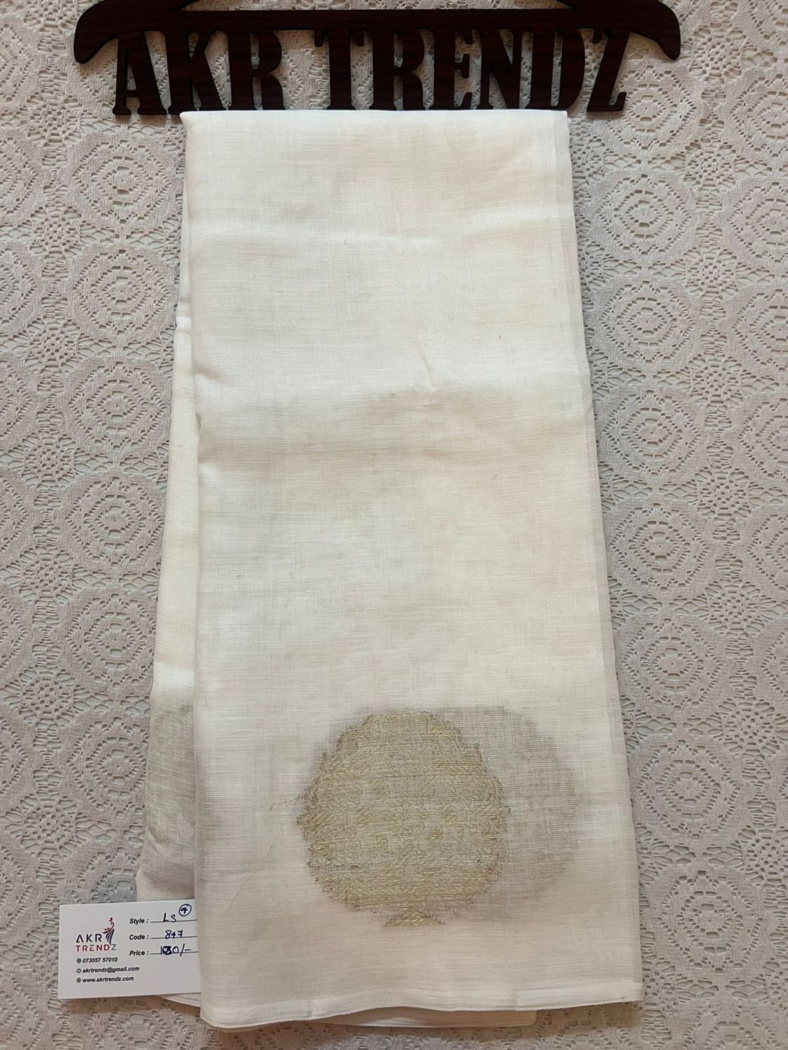 Fancy Linen sarees