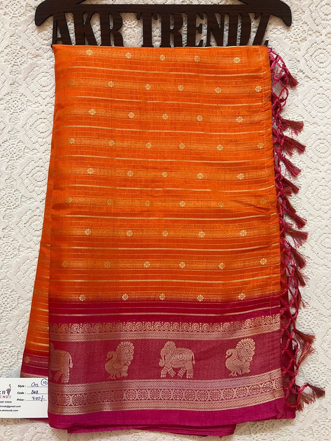 Fancy silk Georgette sarees