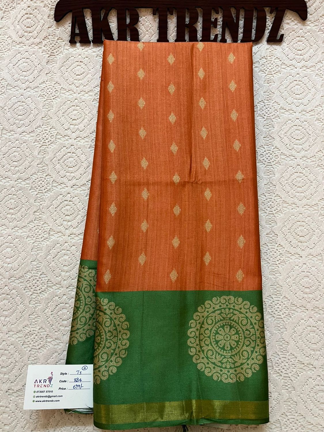 Fancy Tussar silk sarees​