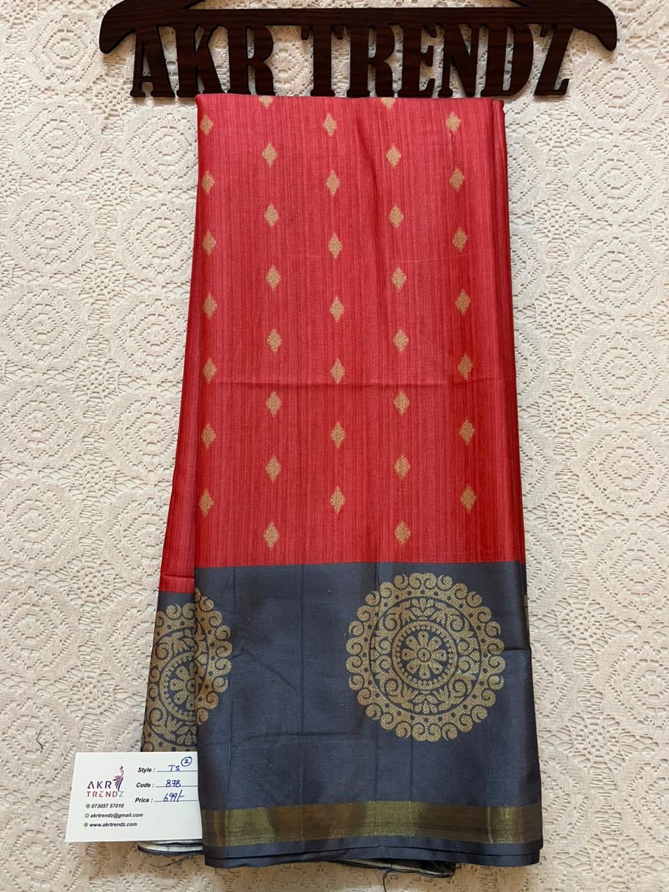 Fancy Tussar silk sarees​