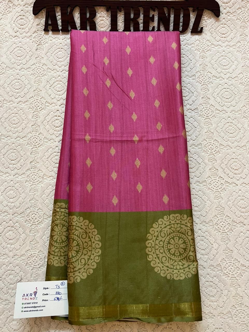 Fancy Tussar silk sarees​