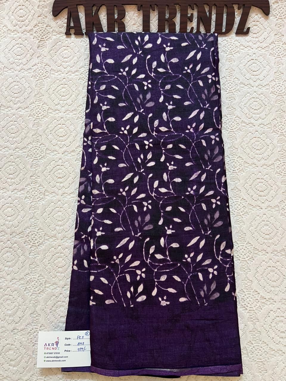 Printed silk sarees​